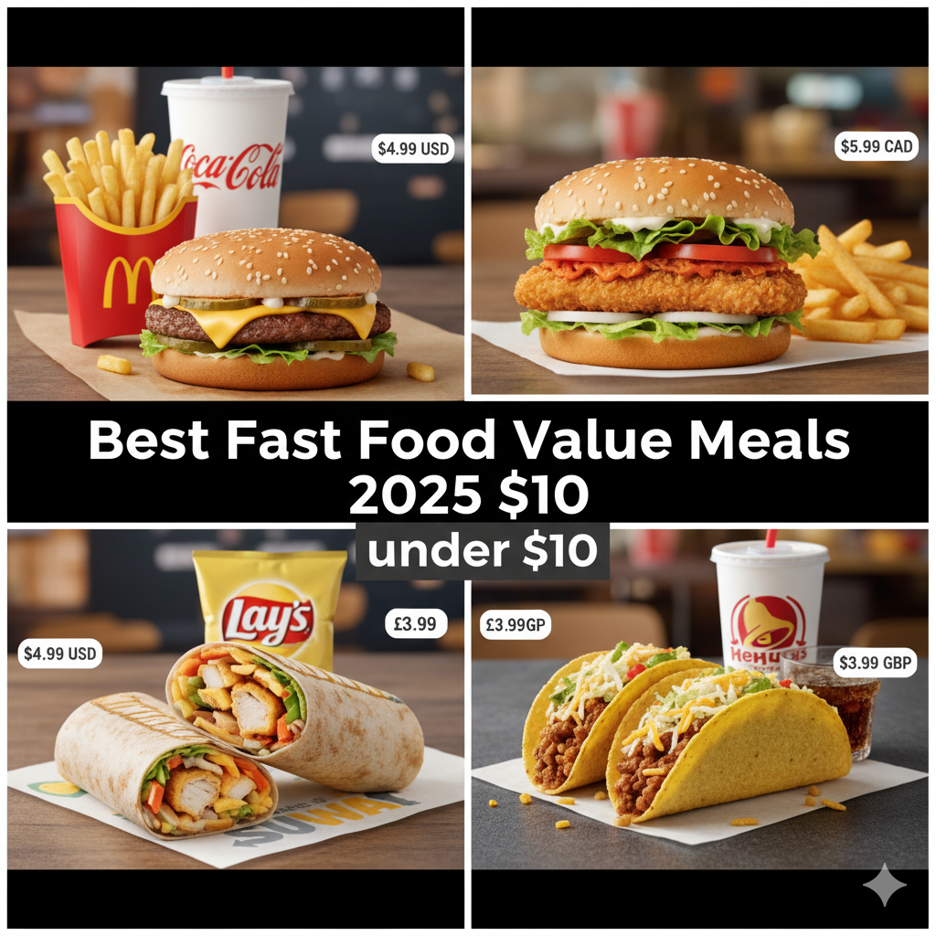 Fast Food Value Meals 2025